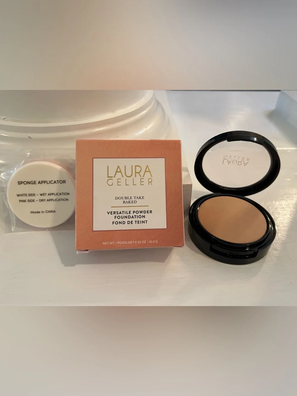NIB Laura Geller Double Take Baked Vesatile powder foundation